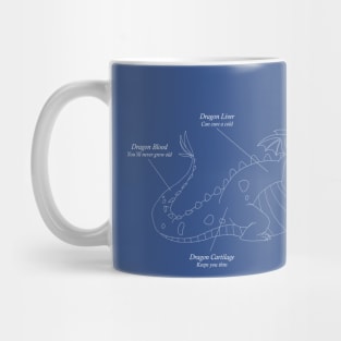 Pete's Dragon Elliot Dragon Blueprint Mug